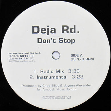 Deja Rd : Don't Stop (12