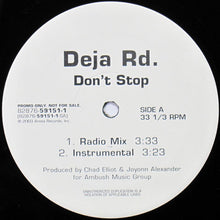 Load image into Gallery viewer, Deja Rd : Don&#39;t Stop (12&quot;, Promo)