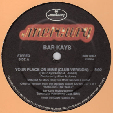 Bar-Kays : Your Place Or Mine (12