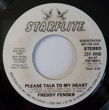 Load image into Gallery viewer, Freddy Fender (2) : Please Talk To My Heart (7&quot;, Single, Promo)