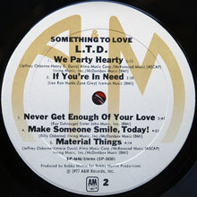 Load image into Gallery viewer, L.T.D. : Something To Love (LP, Album, Mon)