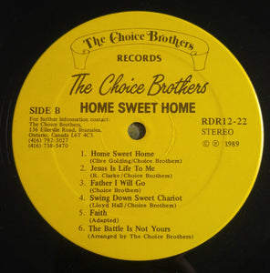 The Choice Brothers : Home Sweet Home (LP, Album)