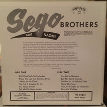 Load image into Gallery viewer, Sego Brothers And Naomi : The Sego Brothers And Naomi (LP)