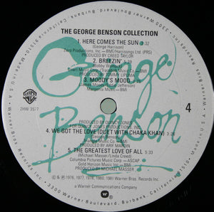 George Benson : The George Benson Collection (2xLP, Comp, Club, CRC)