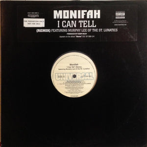 Monifah : I Can Tell (Remix) (12", Promo)