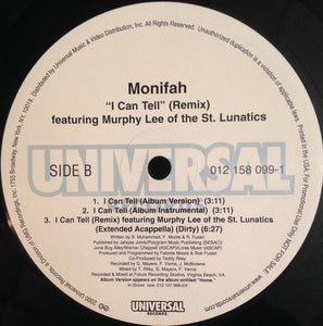 Monifah : I Can Tell (Remix) (12", Promo)