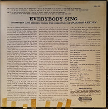Load image into Gallery viewer, Norman Leyden And His Orchestra : Everybody Sing (LP, Album, Mono)