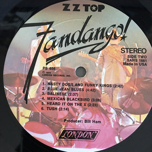 ZZ Top : Fandango! (LP, Album, Wad)