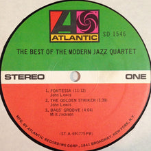 Load image into Gallery viewer, The Modern Jazz Quartet : The Best Of (LP, Comp, Pre)