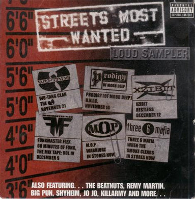 Various : Streets Most Wanted - Loud Sampler (CD, Promo, Smplr)