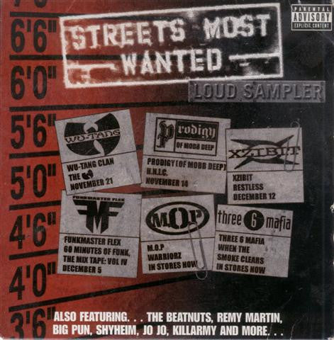 Various : Streets Most Wanted - Loud Sampler (CD, Promo, Smplr)