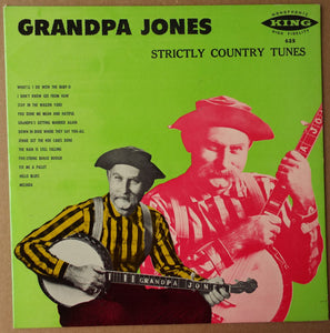 Grandpa Jones : Strictly Country Tunes (LP, Comp, RE)