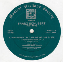 Load image into Gallery viewer, Franz Schubert, Quatuor Bulgare, Roland Pidoux : String Quintet In C Major (LP, Album)