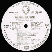 Load image into Gallery viewer, The Fabulous Echoes : Breakin&#39; It Up At Dukes! (LP, Album, Mono, Promo)