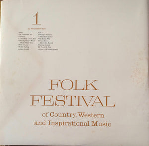 Various : Folk Festival Of Country, Western And Inspirational Music (6xLP, Album + Box)