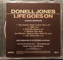 Load image into Gallery viewer, Donell Jones : Life Goes On (Album Sampler) (CD, Promo, Smplr)