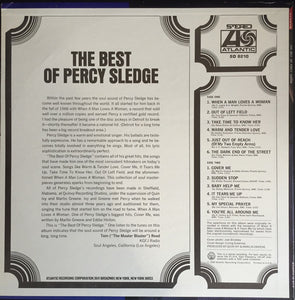 Percy Sledge : The Best Of Percy Sledge (LP, Comp, RI )