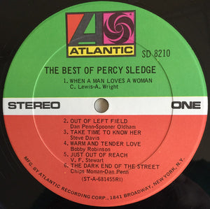 Percy Sledge : The Best Of Percy Sledge (LP, Comp, RI )