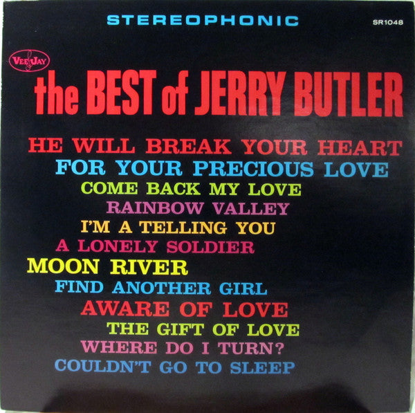 Jerry Butler : The Best Of Jerry Butler (LP, Comp, RE)