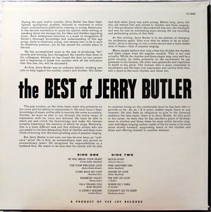 Jerry Butler : The Best Of Jerry Butler (LP, Comp, RE)