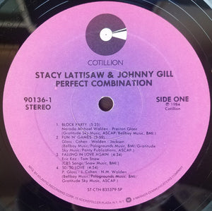 Stacy Lattisaw & Johnny Gill : Perfect Combination (LP, Album)