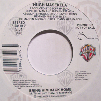 Hugh Masekela : Bring Him Back Home  (7
