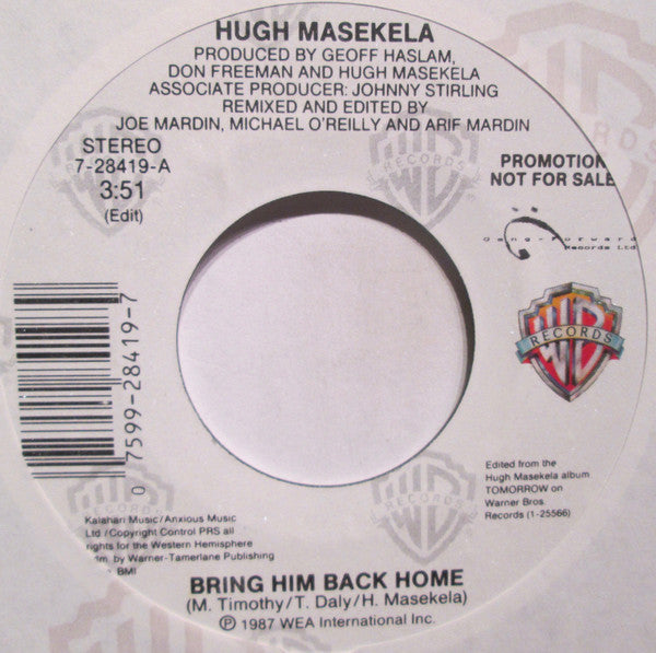Hugh Masekela : Bring Him Back Home  (7