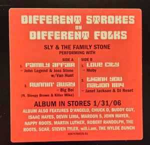 Sly & The Family Stone : Vinyl Sampler (12", Promo, Smplr)