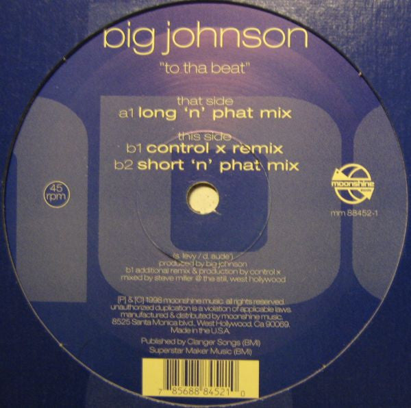 Big Johnson : To Tha Beat (12