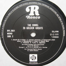Load image into Gallery viewer, The Kinks : 20 Golden Greats (LP, Comp, Mono)