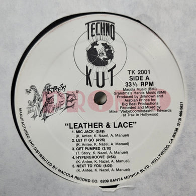 The Mistress & D.J. Madame E : Leather & Lace (LP, Album, Promo)