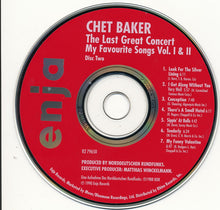 Load image into Gallery viewer, Chet Baker : The Last Great Concert - My Favourite Songs Vol. I &amp; II (2xCD, Album)