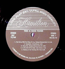 Load image into Gallery viewer, Eddie Fisher : This Is Eddie Fisher (LP, Album)