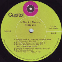 Load image into Gallery viewer, Peggy Lee : Is That All There Is? (LP, Album, Los)