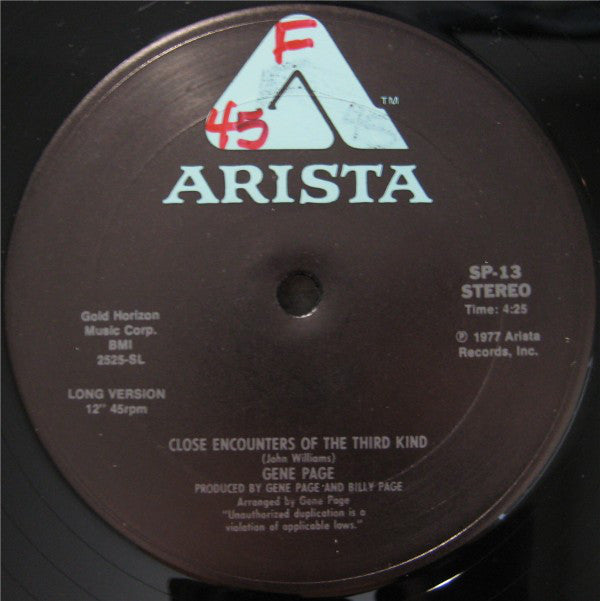 Gene Page : Close Encounters Of The Third Kind (12