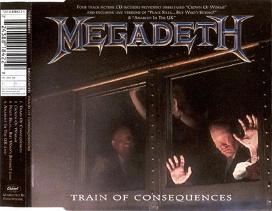 Megadeth : Train Of Consequences (CD, Single)