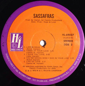 Sassafras (3) : Sassafras (LP, Album)