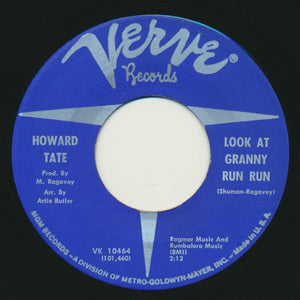 Howard Tate : Look At Granny Run Run / Half A Man (7")