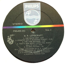 Load image into Gallery viewer, HP Lovecraft : H.P. Lovecraft (LP, Album)