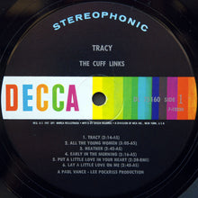 Load image into Gallery viewer, The Cuff Links : Tracy (LP, Album, Glo)