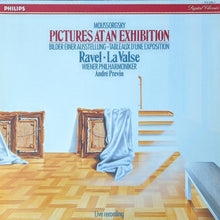 Load image into Gallery viewer, Modest Mussorgsky / Maurice Ravel, Wiener Philharmoniker, André Previn : Pictures At An Exhibition / La Valse (LP)