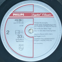 Load image into Gallery viewer, Modest Mussorgsky / Maurice Ravel, Wiener Philharmoniker, André Previn : Pictures At An Exhibition / La Valse (LP)