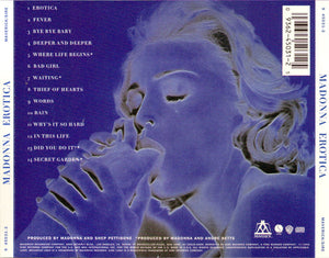 Madonna : Erotica (CD, Album)