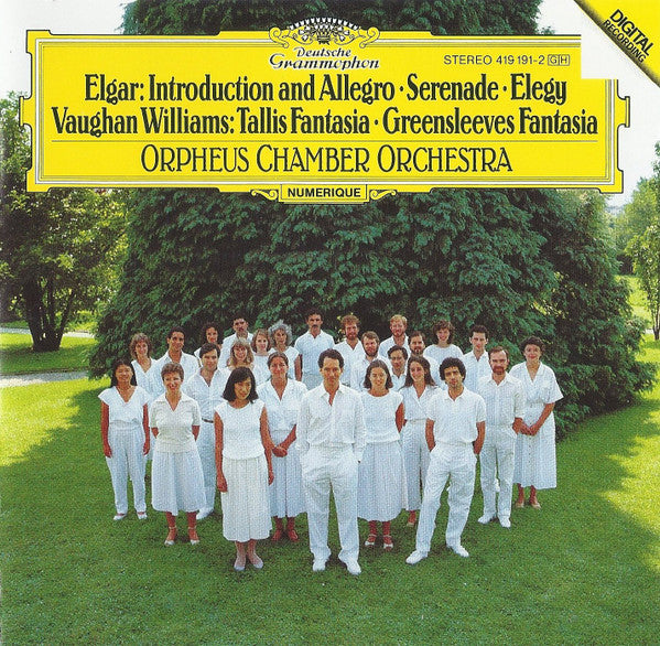 Elgar* / Vaughan Williams* – Orpheus Chamber Orchestra : Introduction And Allegro · Serenade · Elegy / Tallis Fantasia · Greensleeves Fantasia (CD)