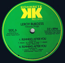 Load image into Gallery viewer, Leroy Burgess Featuring Angel (6) : Running After You (12&quot;, Single)