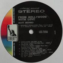 Load image into Gallery viewer, Matt Monro : From Hollywood With Love (LP)