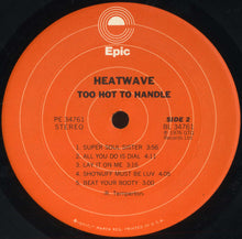 Load image into Gallery viewer, Heatwave : Too Hot To Handle (LP, Album, Ter)
