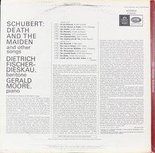 Load image into Gallery viewer, Franz Schubert, Dietrich Fischer-Dieskau, Gerald Moore : Death And The Maiden (And Other Songs) (LP)