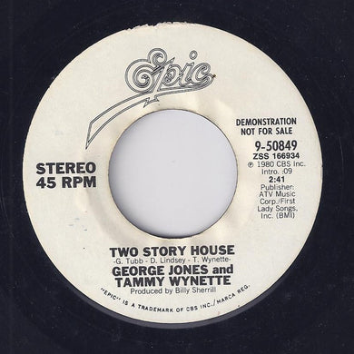 George Jones And Tammy Wynette* : Two Story House (7