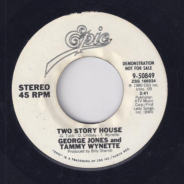 George Jones And Tammy Wynette* : Two Story House (7